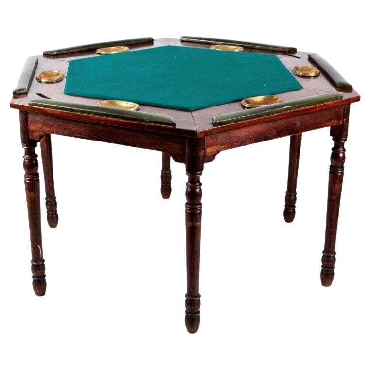 Hex Game Table from 19th Century For Sale