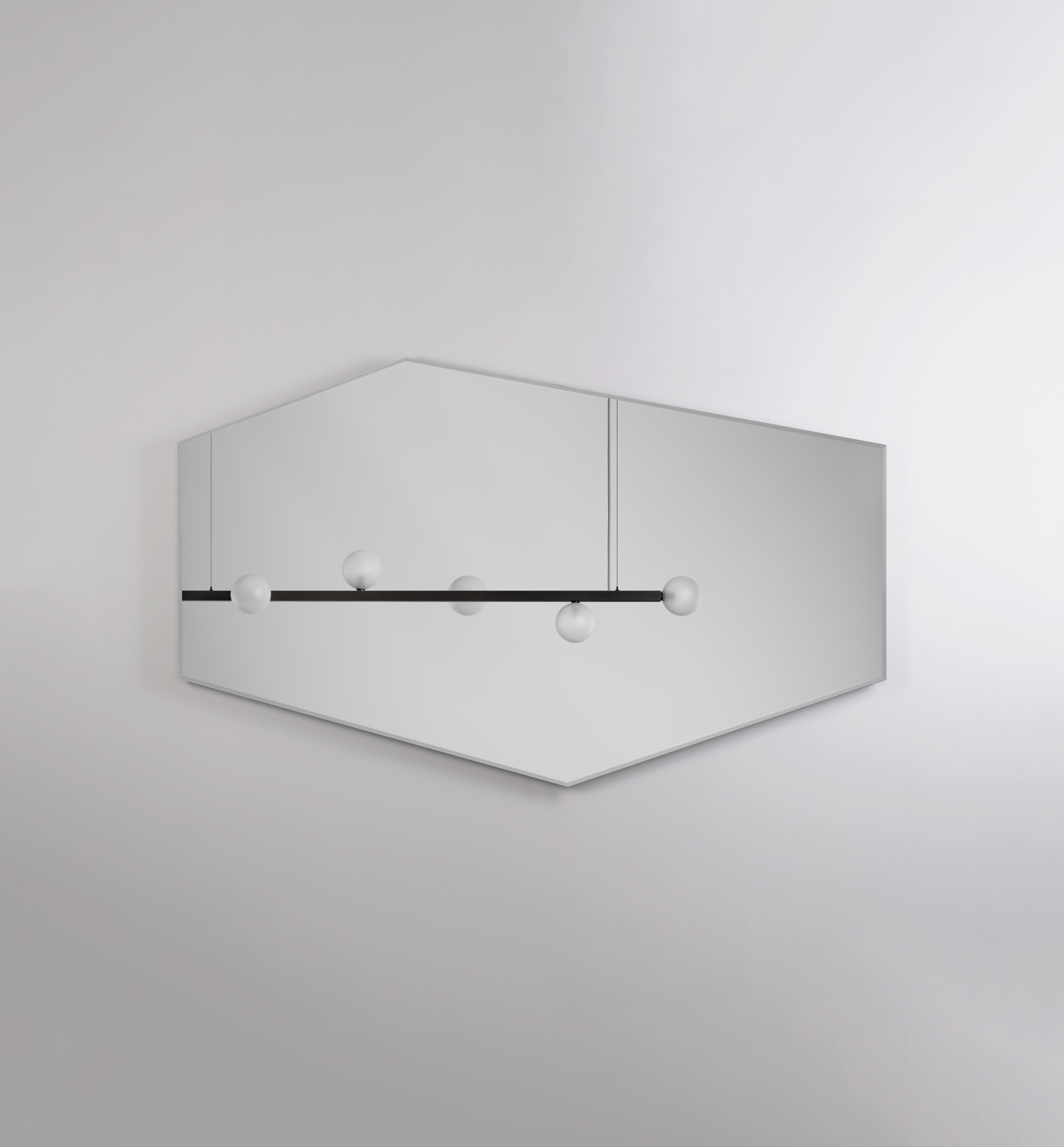 Contemporary Hex Mirror, by Lumifer For Sale
