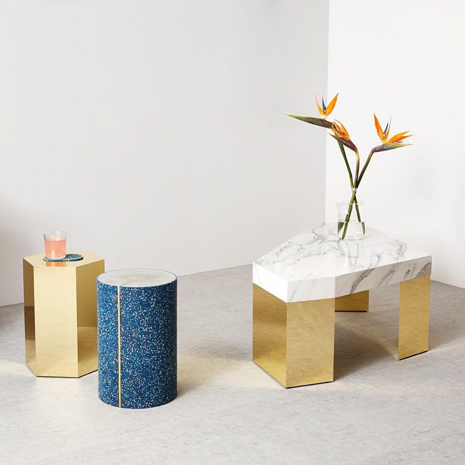 Modern Hex Side Table, Arielle Lichten