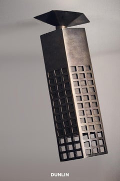 Hex Spot Light, Blackened Brass by DUNLIN