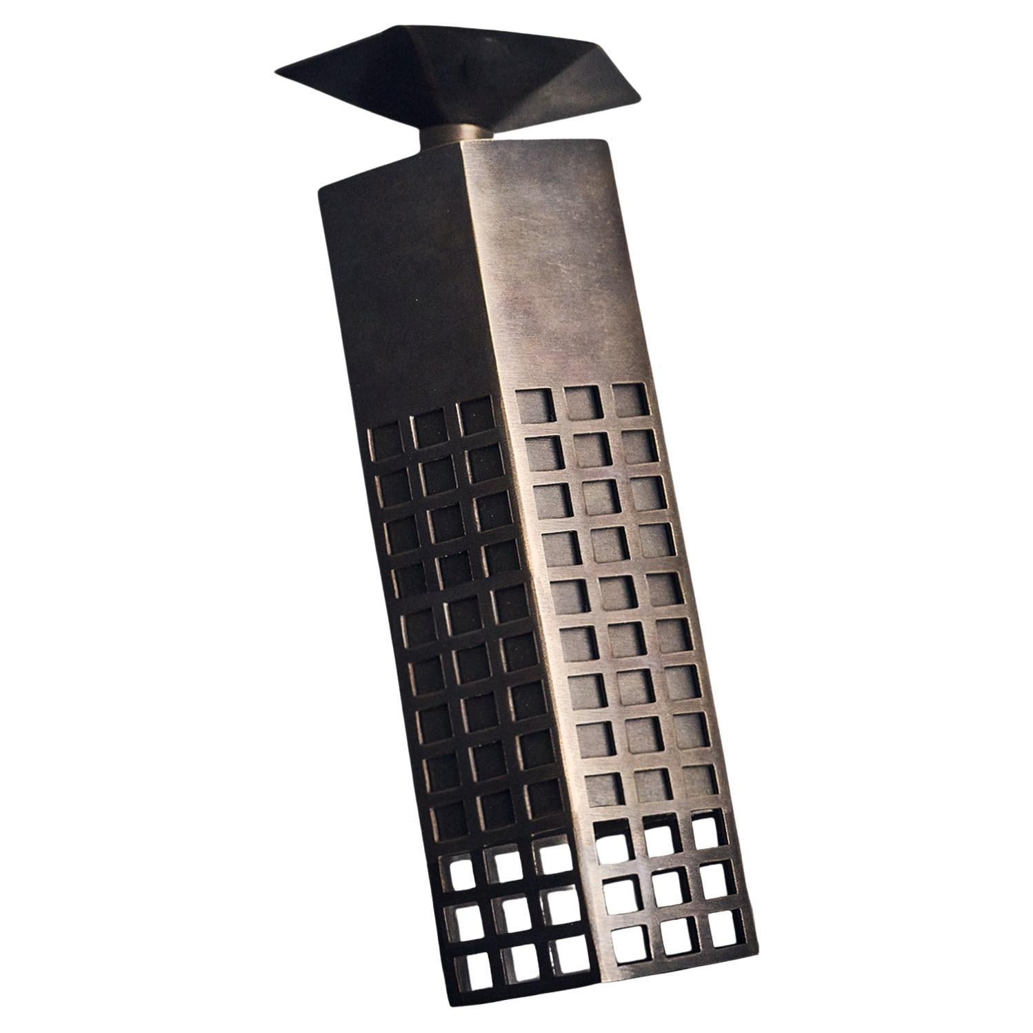 Hex Spot Light, Blackened Brass by DUNLIN