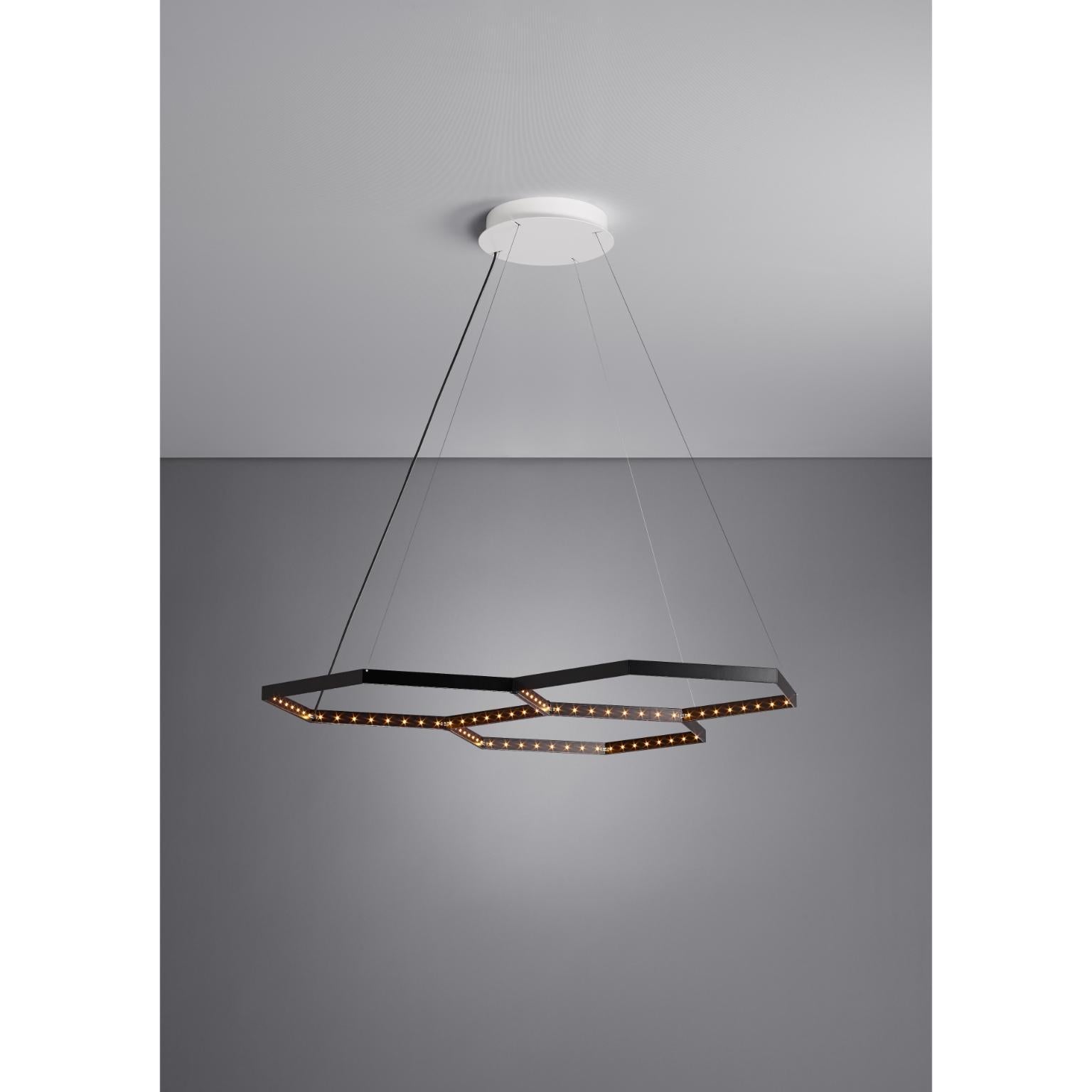 Francese Lampada a sospensione Hexa 3 di Le Deun Luminaire in vendita