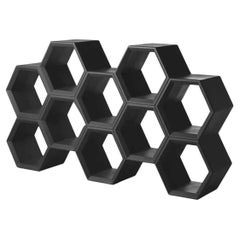 Bibliothèque noire Hexa Jet de Taeke Halma