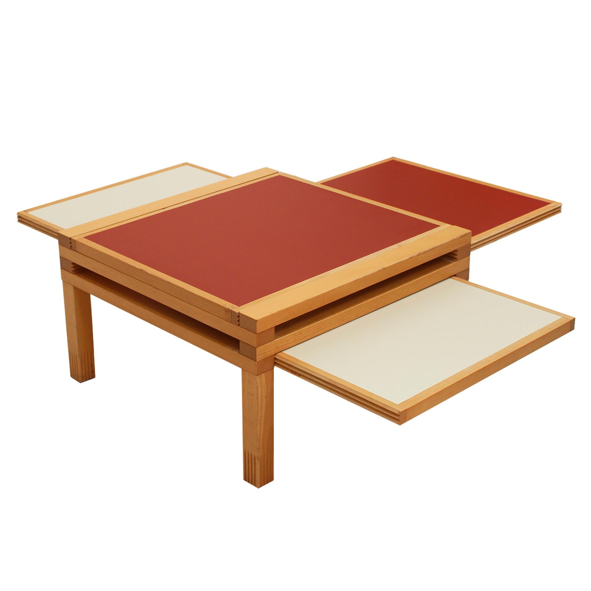 Hexa Model Table Designed by Bernard Vuarnesson, Edited by Bellato 80s. For Sale 3