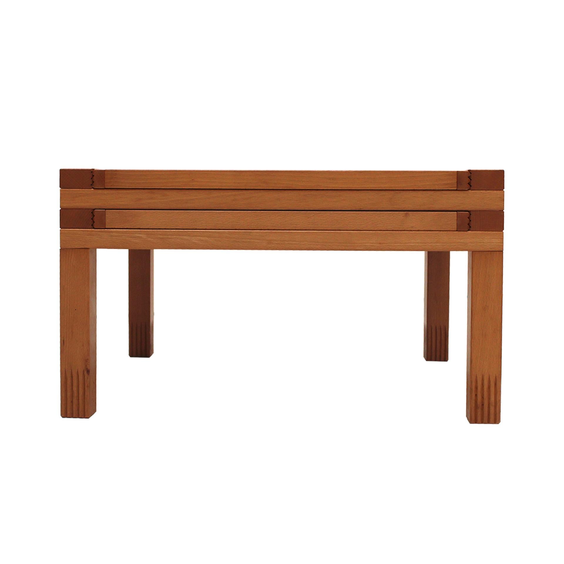 Hexa Model Table Designed by Bernard Vuarnesson, Edited by Bellato 80s. For Sale 3