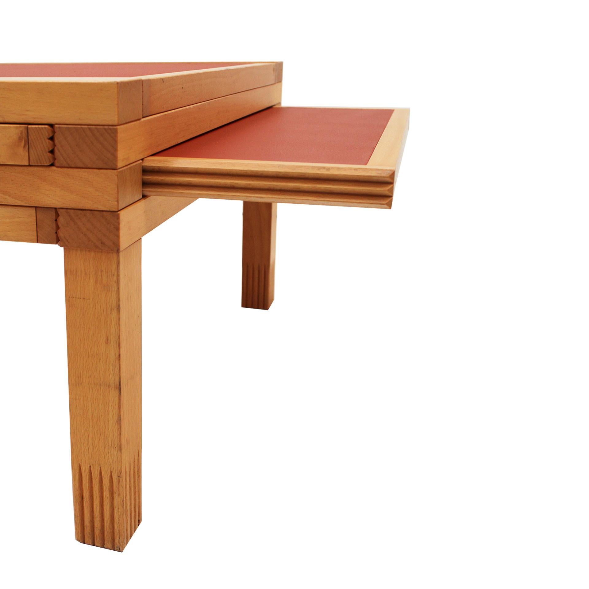 Hexa Model Table Designed by Bernard Vuarnesson, Edited by Bellato 80s. For Sale 4
