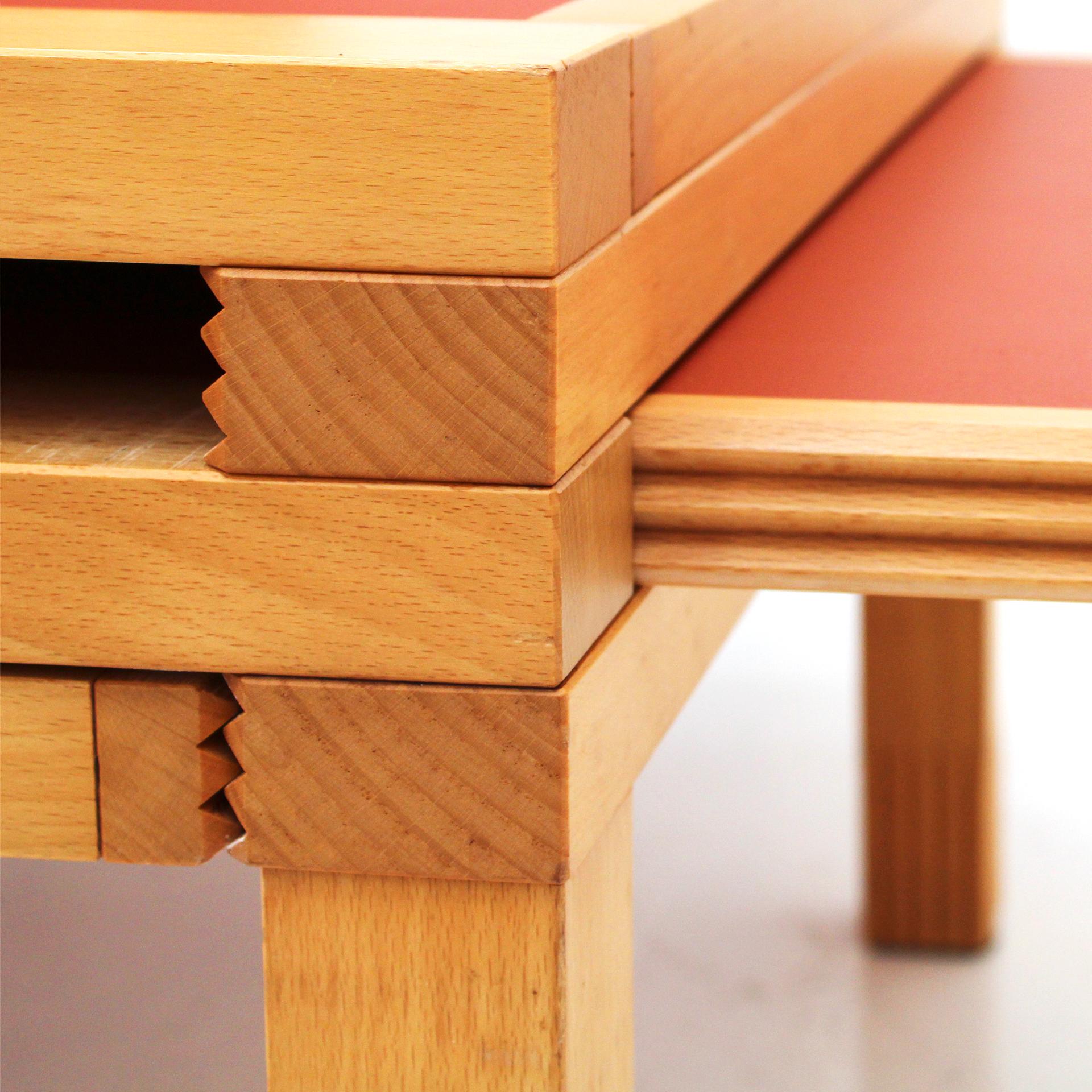 Hexa Model Table Designed by Bernard Vuarnesson, Edited by Bellato 80s. For Sale 5