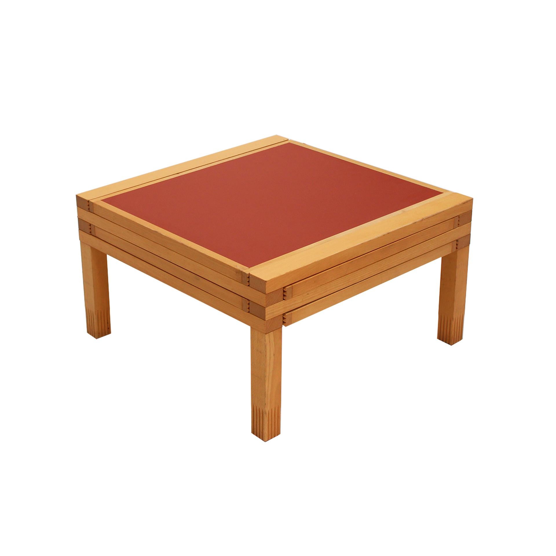 French Hexa Model Table Designed by Bernard Vuarnesson, Edited by Bellato 80s. For Sale