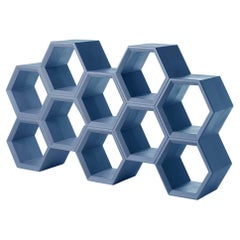 Hexa Powder Blue Bookcase by Taeke Halma