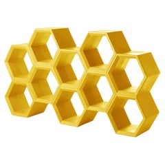 Librería Hexa Amarillo Azafrán by Taeke Halma