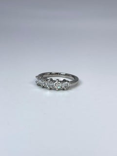 Hexagon Diamond Ring Platinum Rare Diamond Wedding Band Wedding Ring Luxury