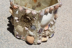 Hexagon Nautical Seashell Basket