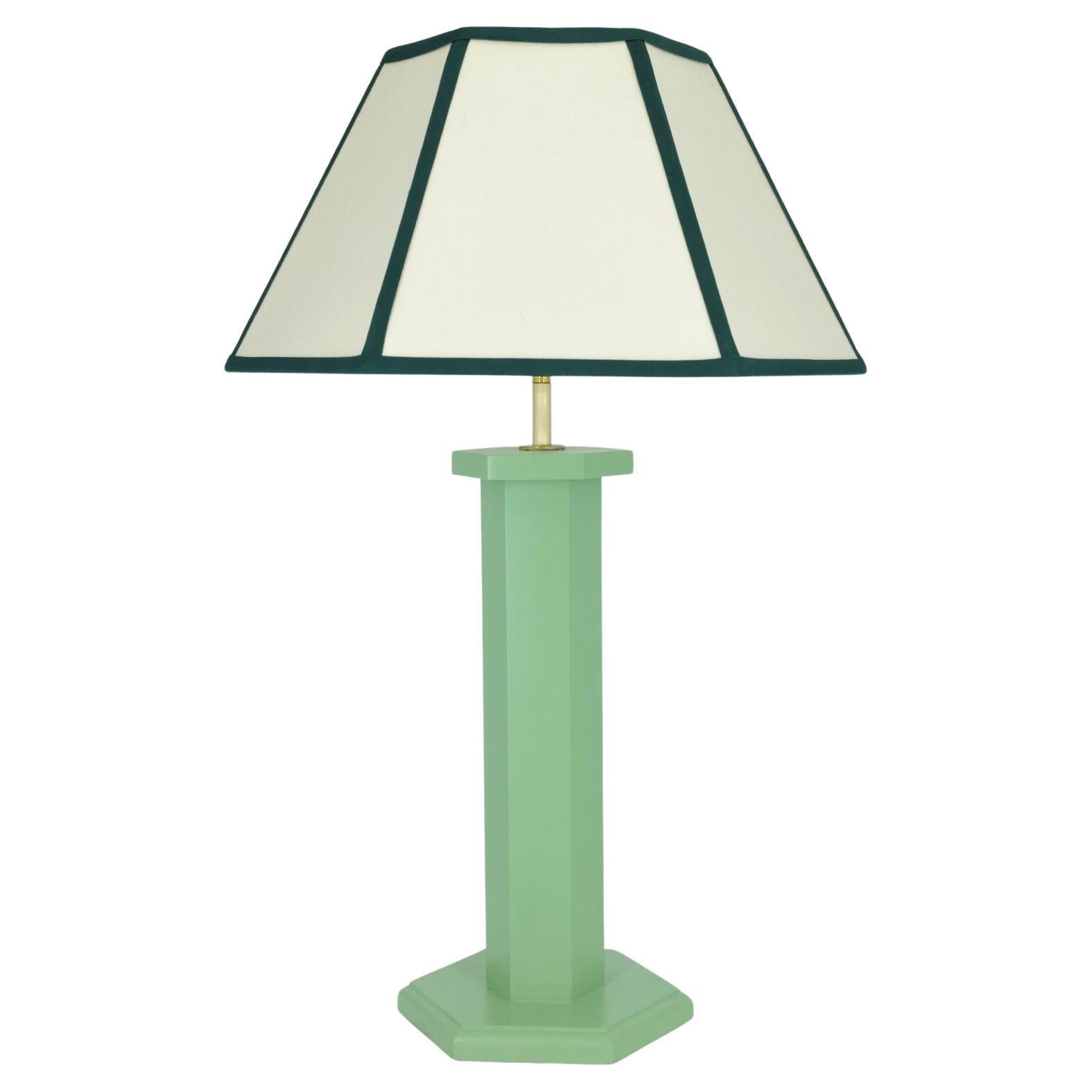 Lampada da tavolo esagonale - Turtle Green