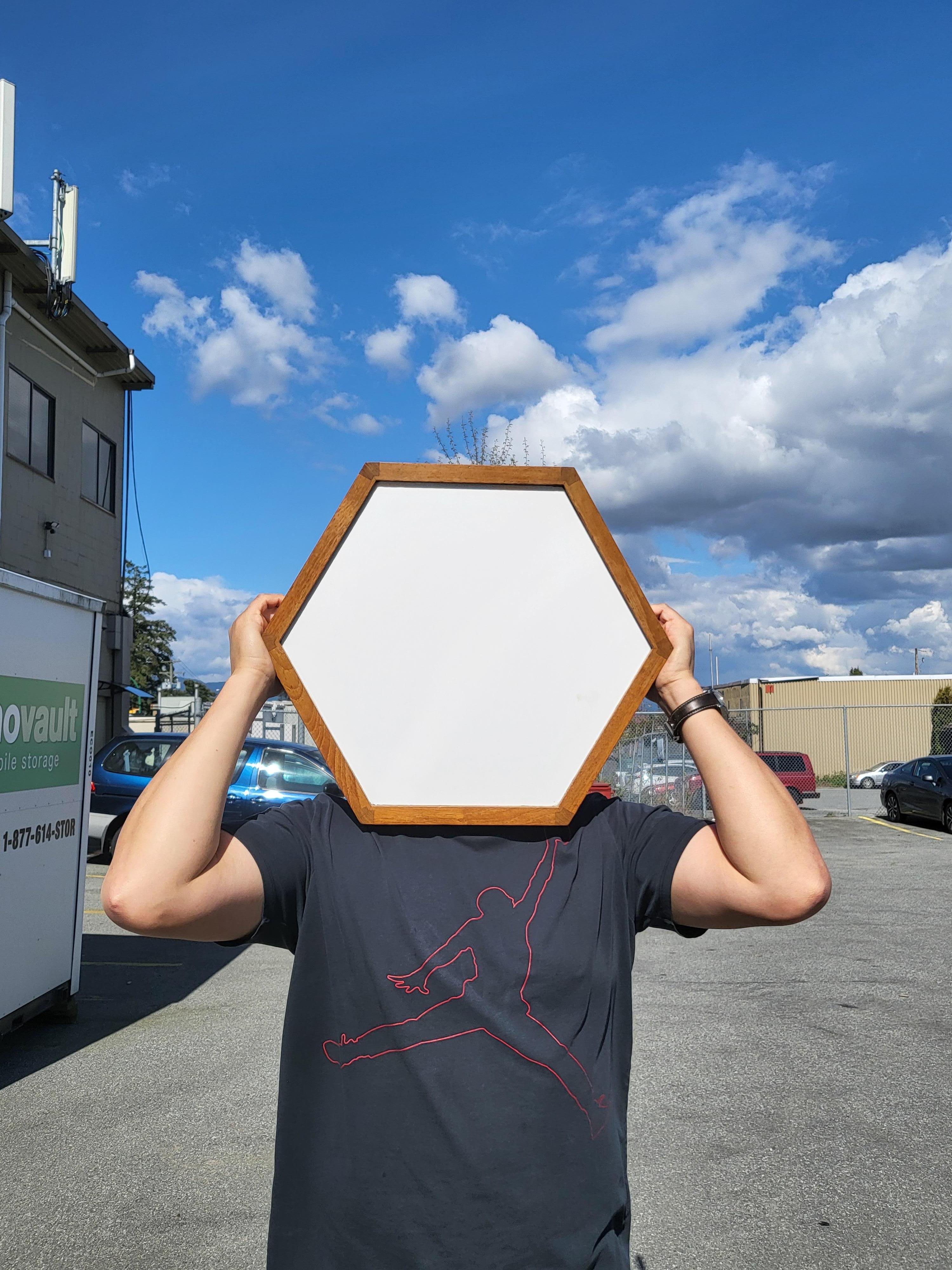 Danish Hexagon Teak Coffee Tables Designed by Hans C Andersen For Sale