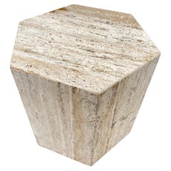 Hexagon Travertine Cube