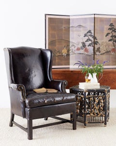 Hexagonal Bamboo Brighton Chinese Chippendale Drink Table