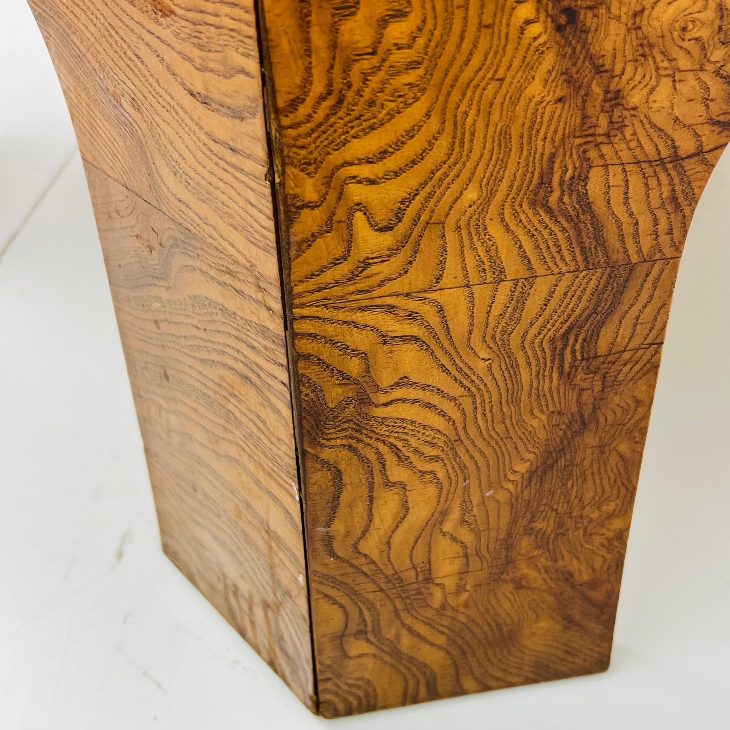 Hexagonal Burl Coffee Table by Lane 4