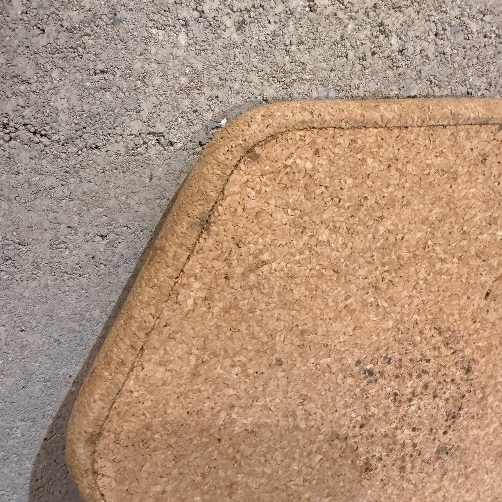 Sous-verre hexagonal en liège Petit plateau Vintage By en vente 1