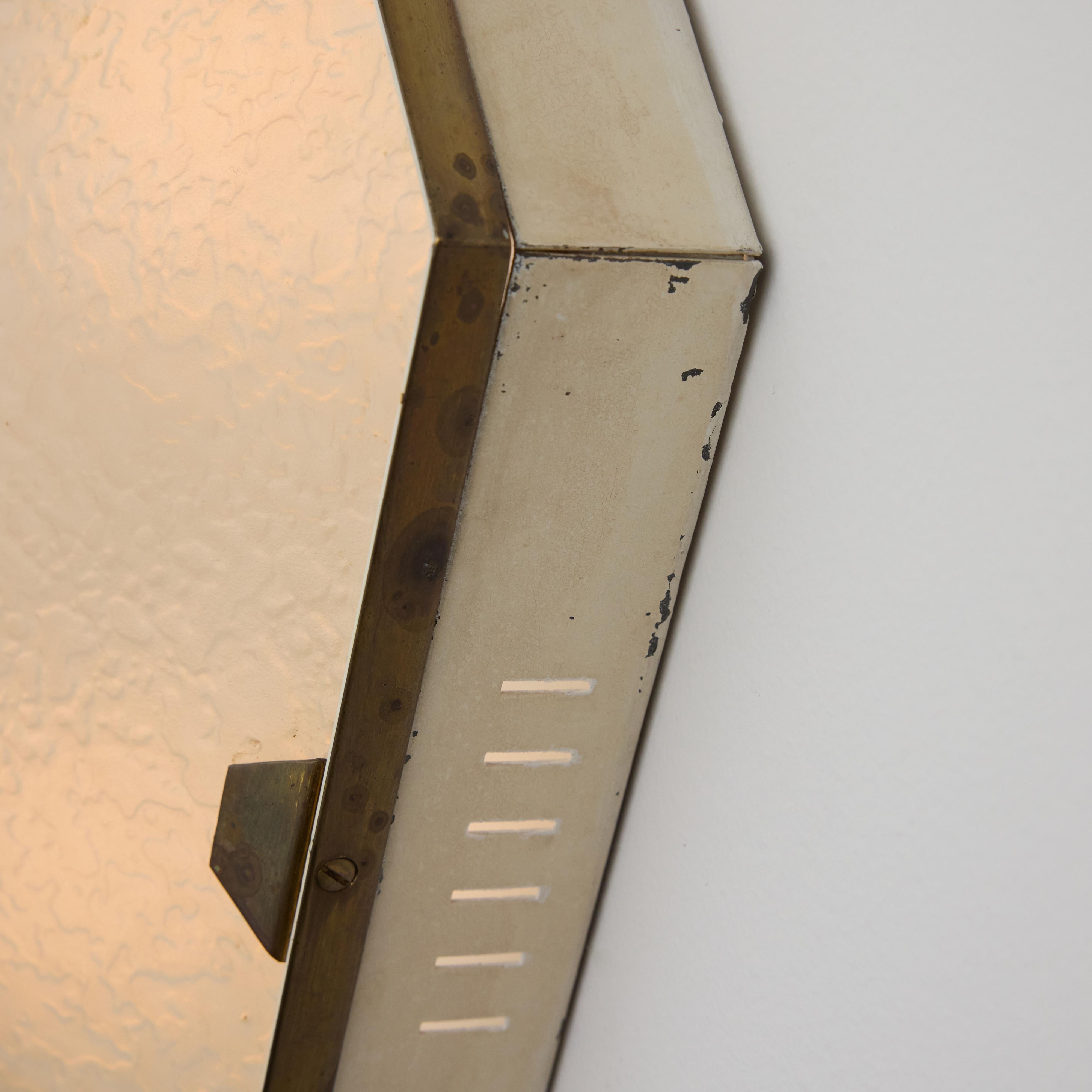 Soportes de empotrar hexagonales by Stilnovo Patinado en venta