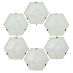 Soportes de empotrar hexagonales by Stilnovo