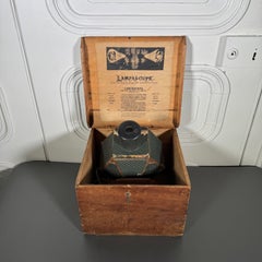 Hexagonal Lampascope Magic Lantern by Alphonse Giroux – 19th Century –