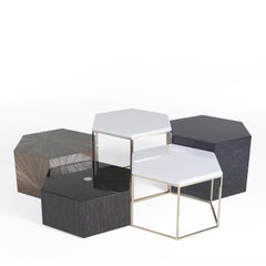 Table basse hexagonale