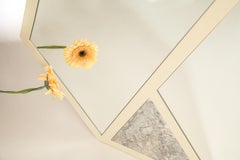 Hexagonal Marble Mirror, Handmade in Italy