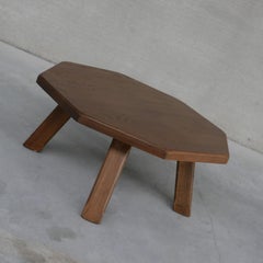 Hexagonal Mid-Century Belgium Coffee Table