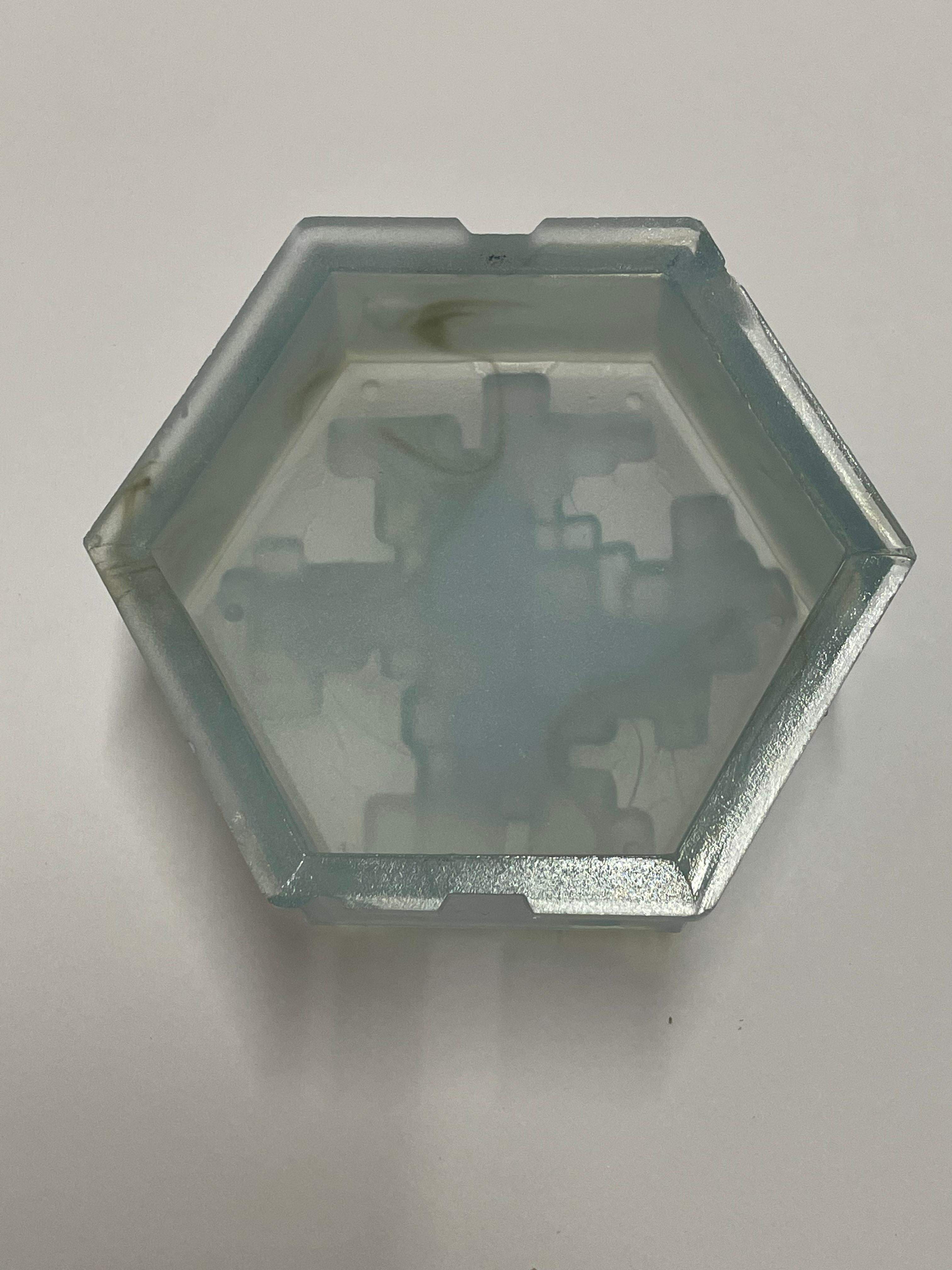 Hexagonal Modular Sconces / Flush Mounts by Poliarte - 3 available For Sale 3