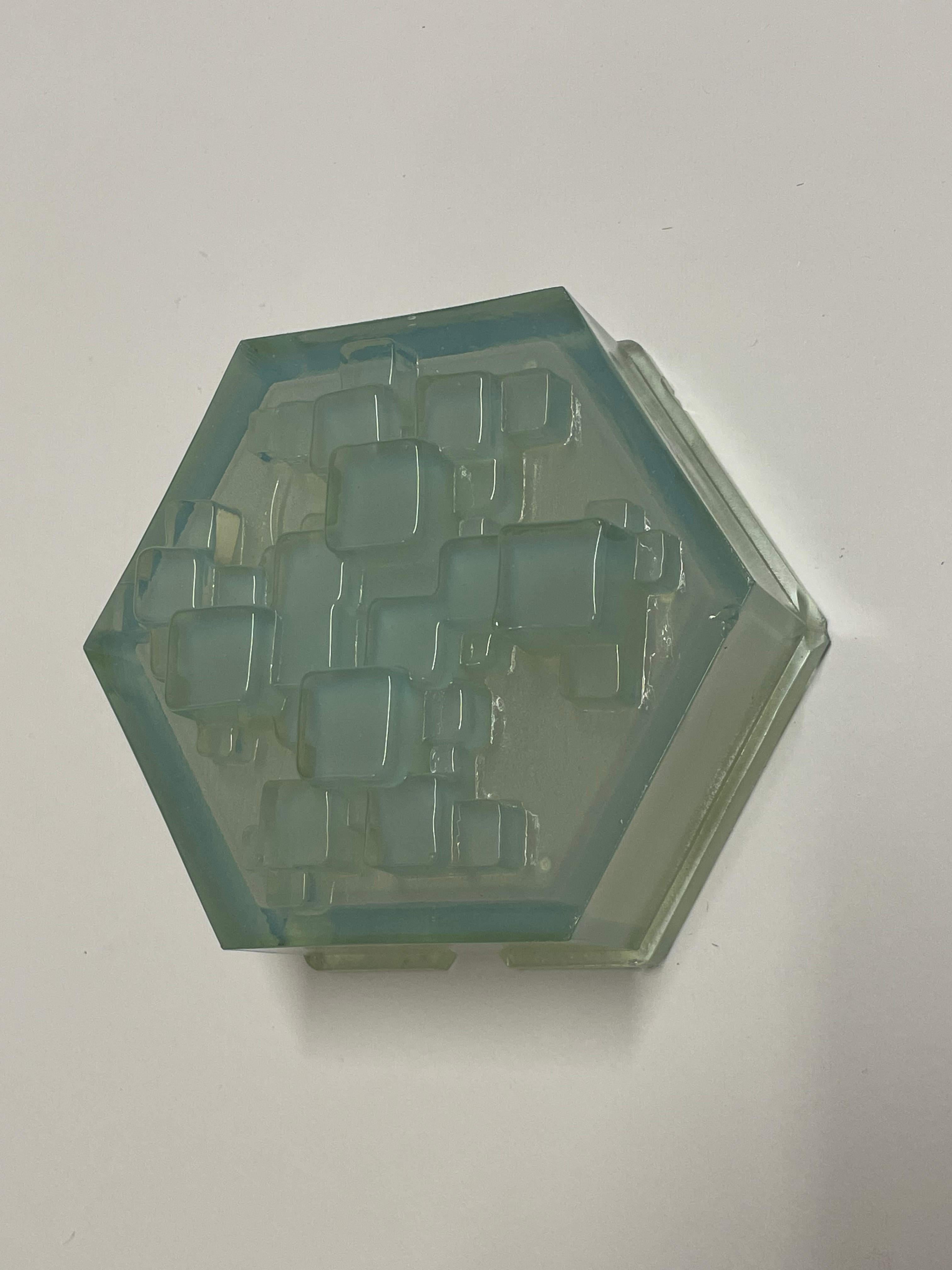 Hexagonal Modular Sconces / Flush Mounts by Poliarte - 4 available For Sale 5