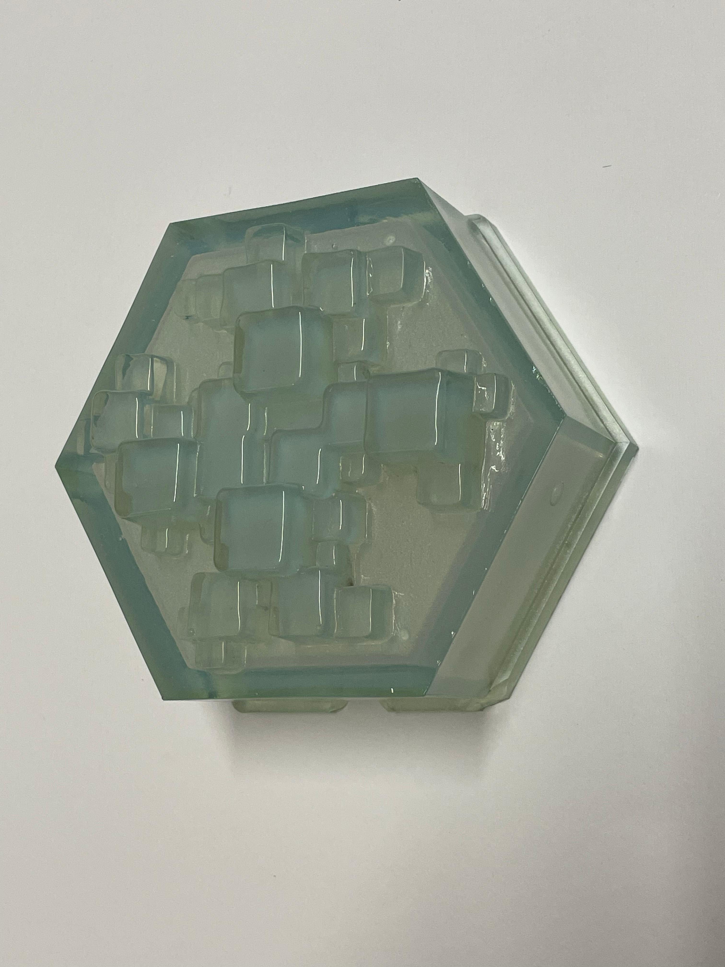 Hexagonal Modular Sconces / Flush Mounts by Poliarte - 4 available For Sale 9