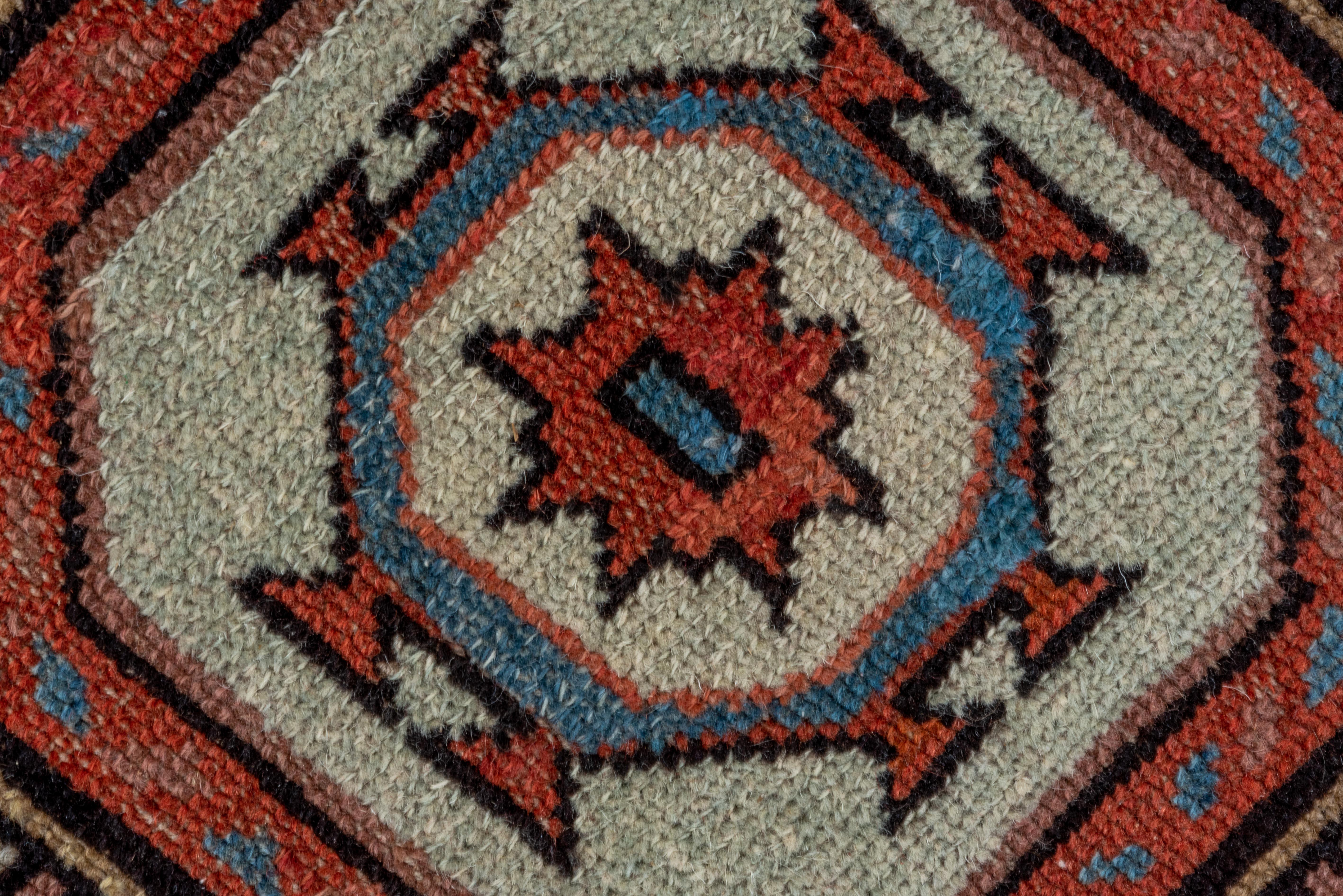 Hexagonal Motif Caucasian Rug For Sale 1