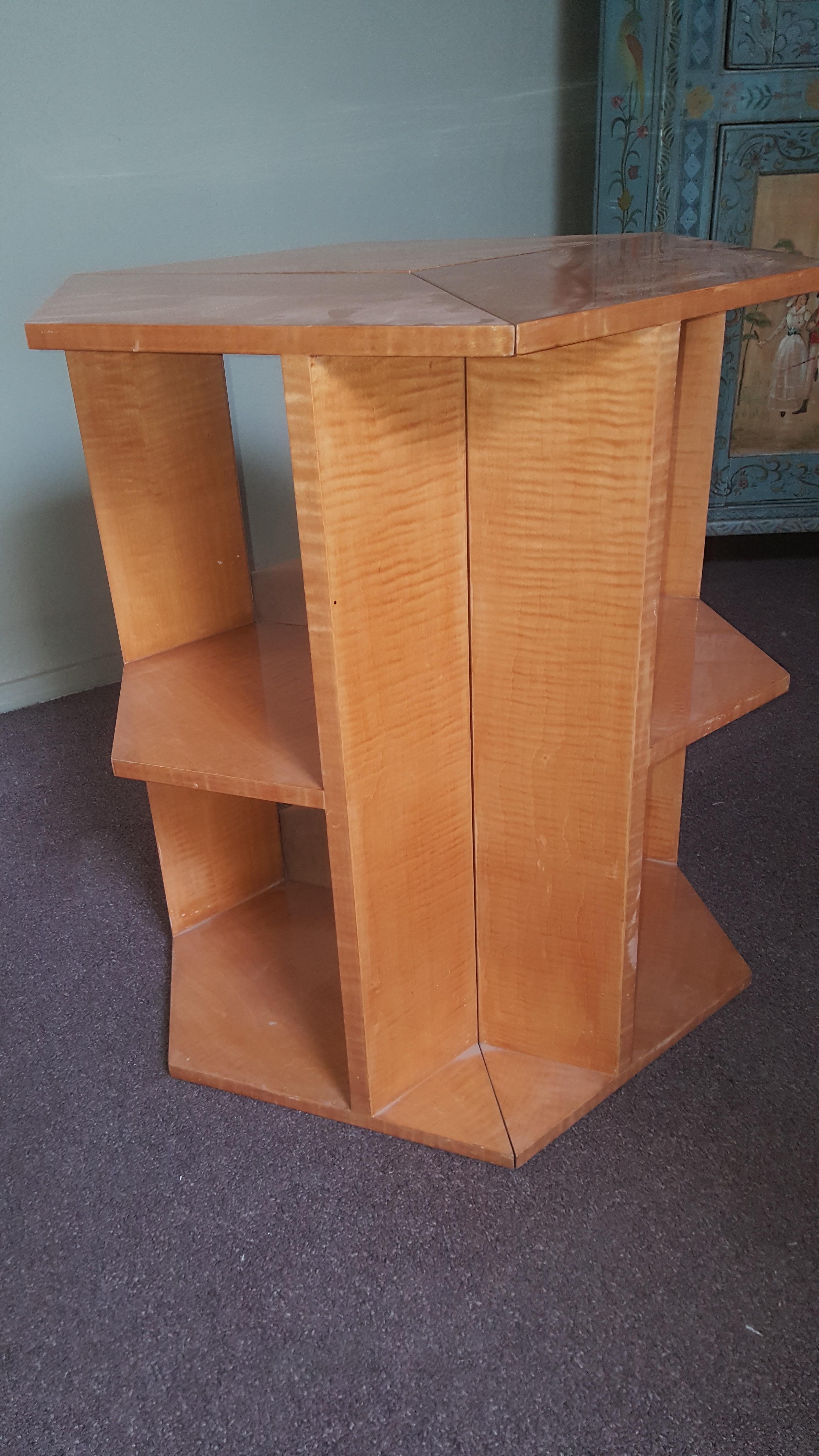 American Hexagonal Side Table For Sale