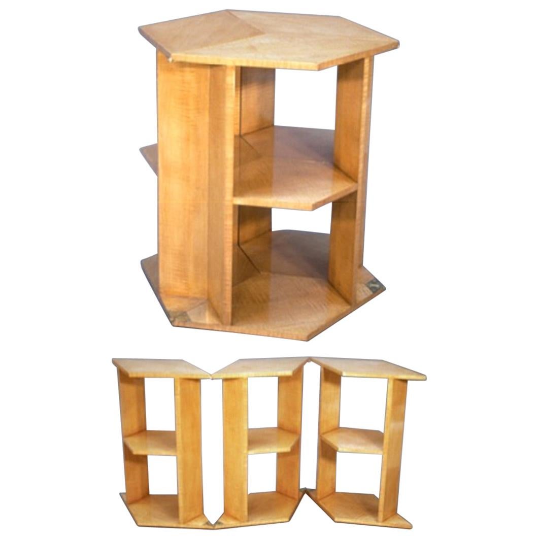 Hexagonal Side Table For Sale