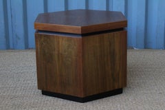 Hexagonal Side Table, USA, 1950s