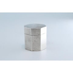 Hexagonal silver and gold vinaigrette box from the George III period