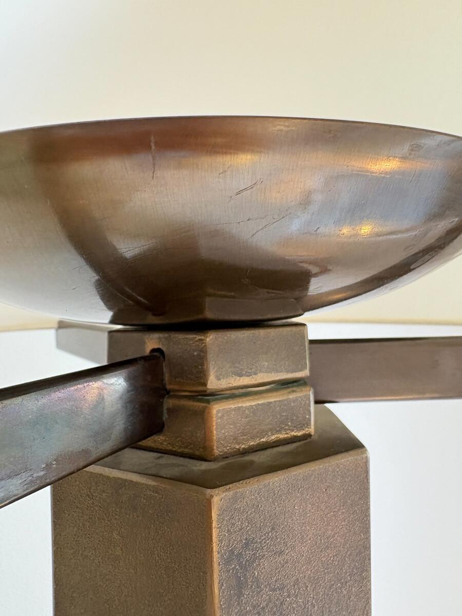 Lampe de table hexagonale de Jules Wabbes, années 1960 Bon état - En vente à Brussels, BE