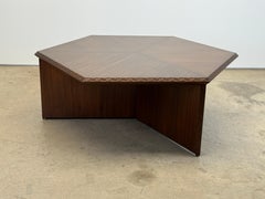 Hexagonal Taliesin Coffee Table by Frank Lloyd Wright for Henredon