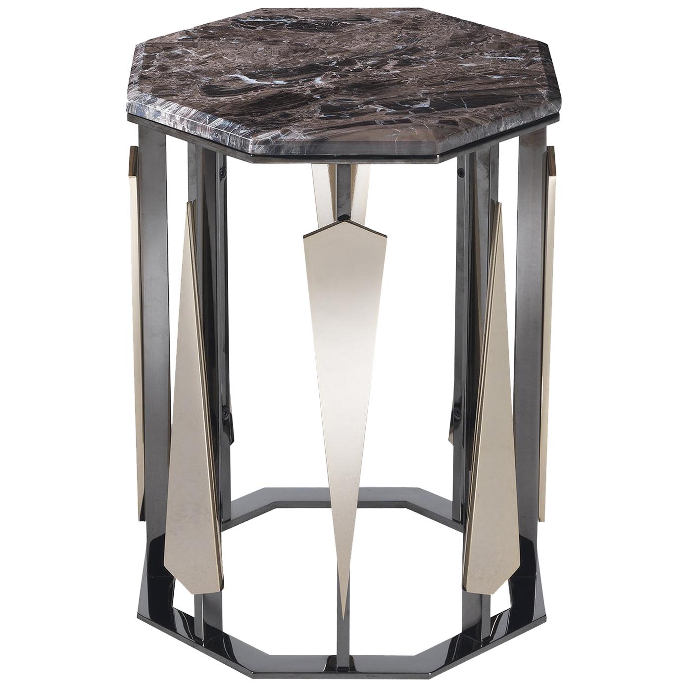 Hexagonal Tall Side Table