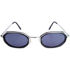 Hexagonal vintage sunglasses by Lozza, Italy 80s