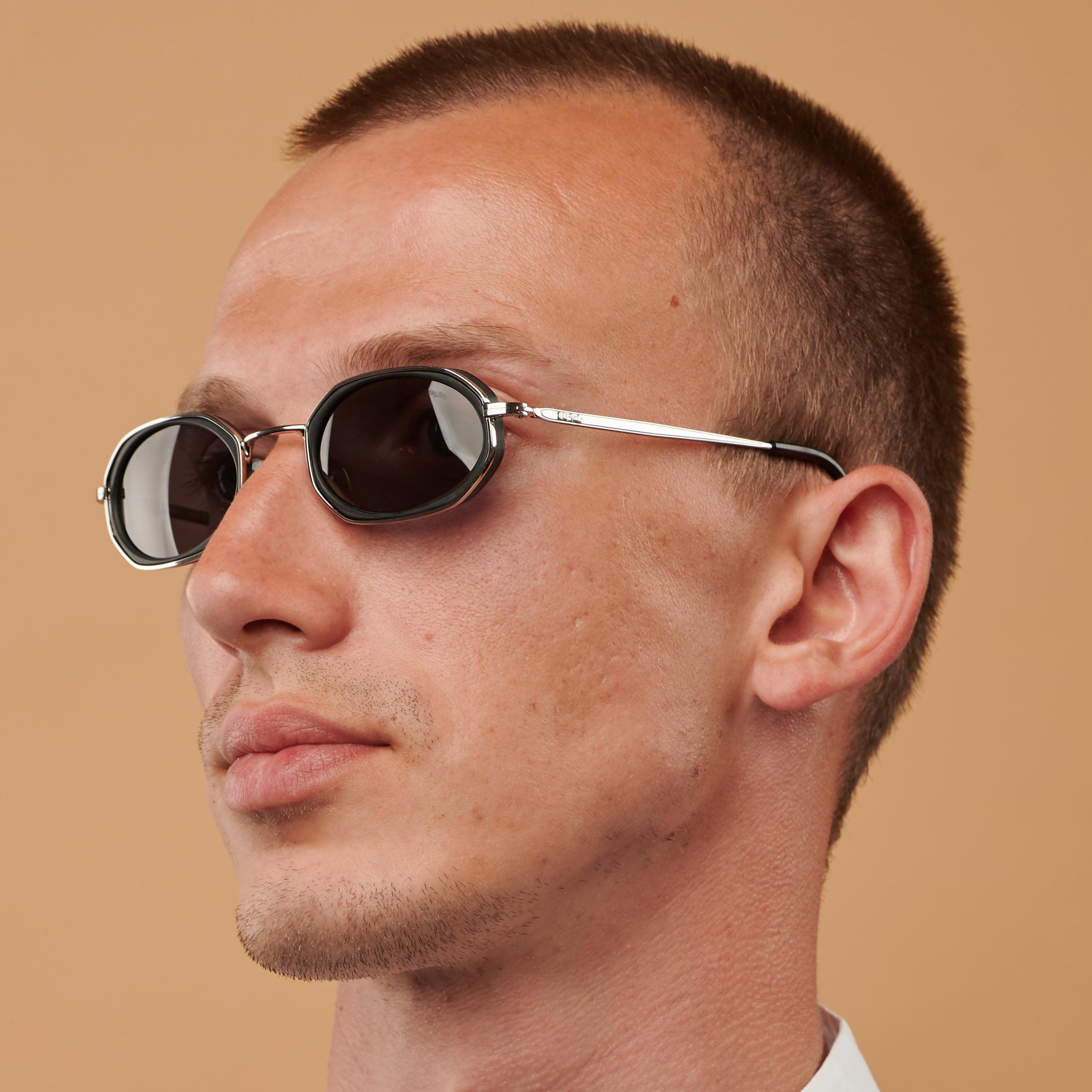 Sechseckige Vintage-Sonnenbrille von Lozza, Italien, 80er-Jahre im Angebot 4