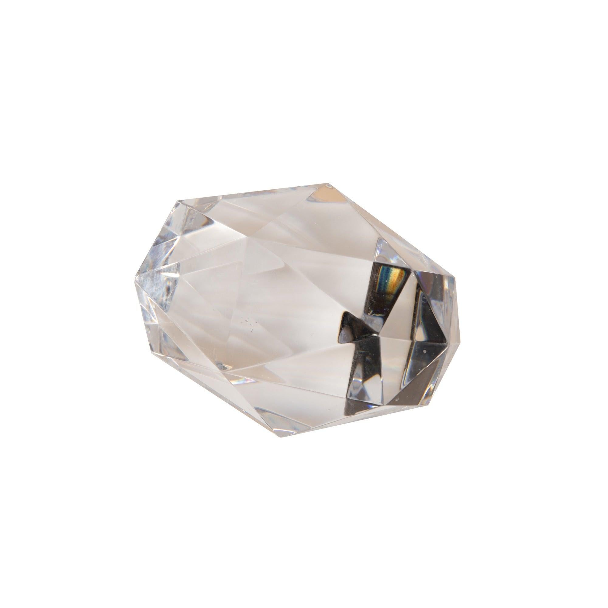 Multifaceted Clear Sculpture