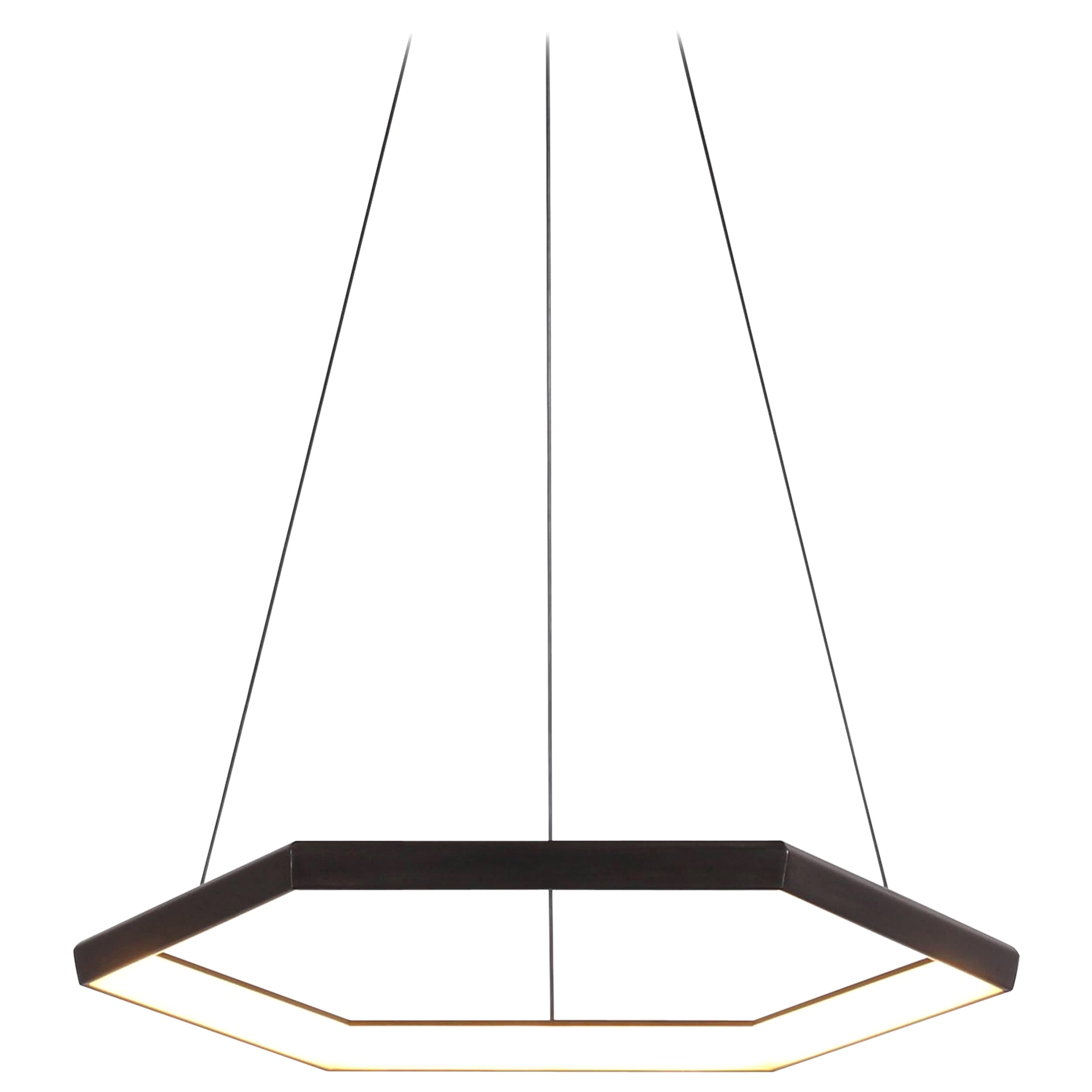 Hexia HX28 Hexagon Geometric Modern LED Chandelier Light Fixture