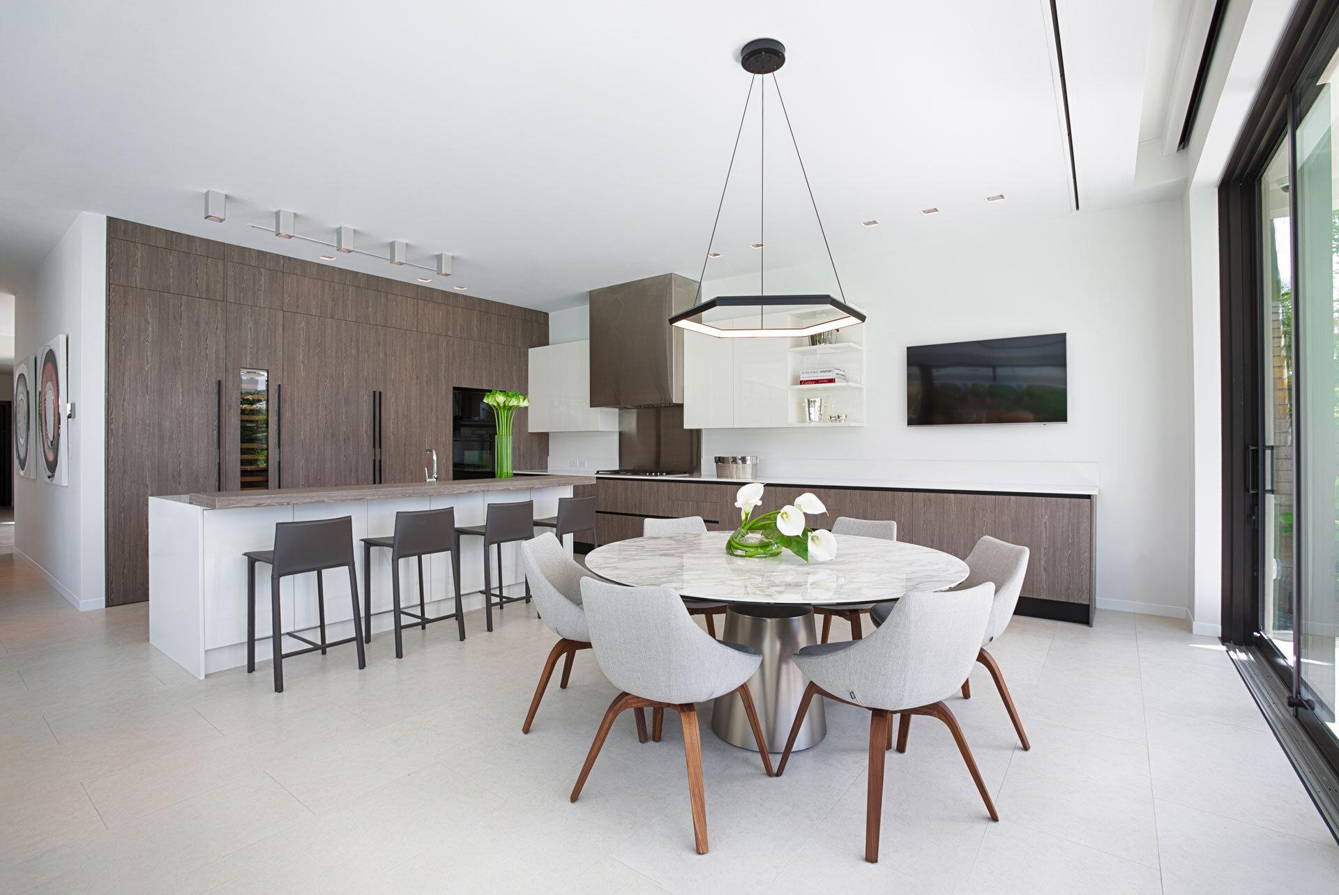 Lustre à LED géométrique moderne HEXIA HX34 en forme de hexagone en vente 2