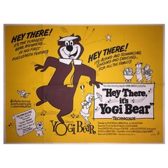 Vintage "Hey There, It's Yogi Bear" '1964' Poster