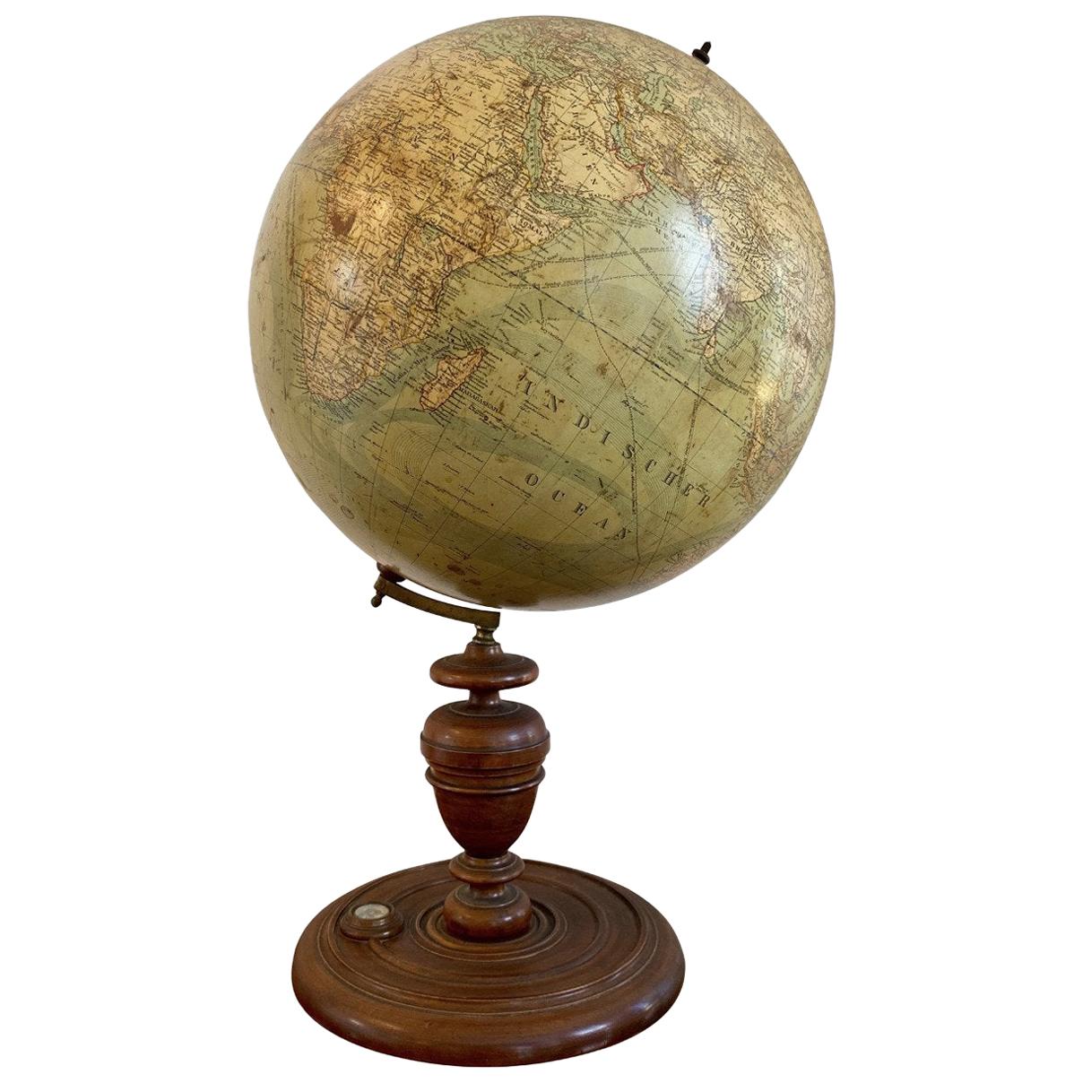 Heymann Terrestrial Globe with Compass, Berlin, circa 1885
