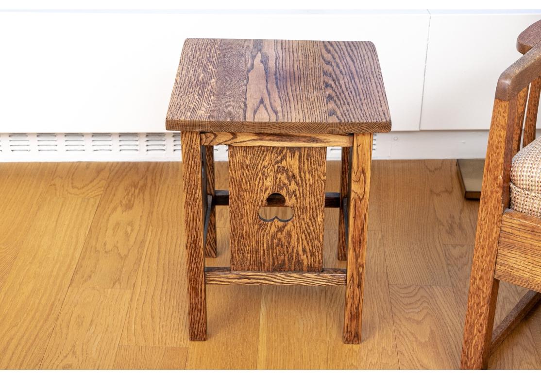 Chêne Heywood Brothers & Wakefield Co. Mission Oak Side Table en vente