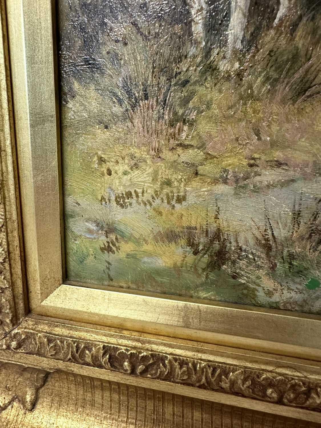 Heywood Hardy, Cazador y sabuesos, óleo sobre lienzo en venta 6