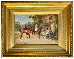 A l'extérieur de l'auberge