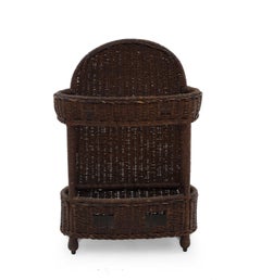 Heywood Wakefield American Victorian Wicker Umbrella Stand
